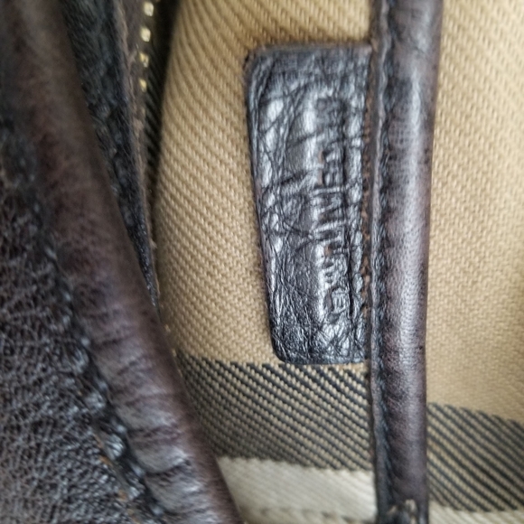 Vintage Burberry leather shoulder bag - Picture 12 of 12